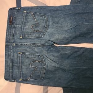Citizens of humanity, size 28, low waist flare